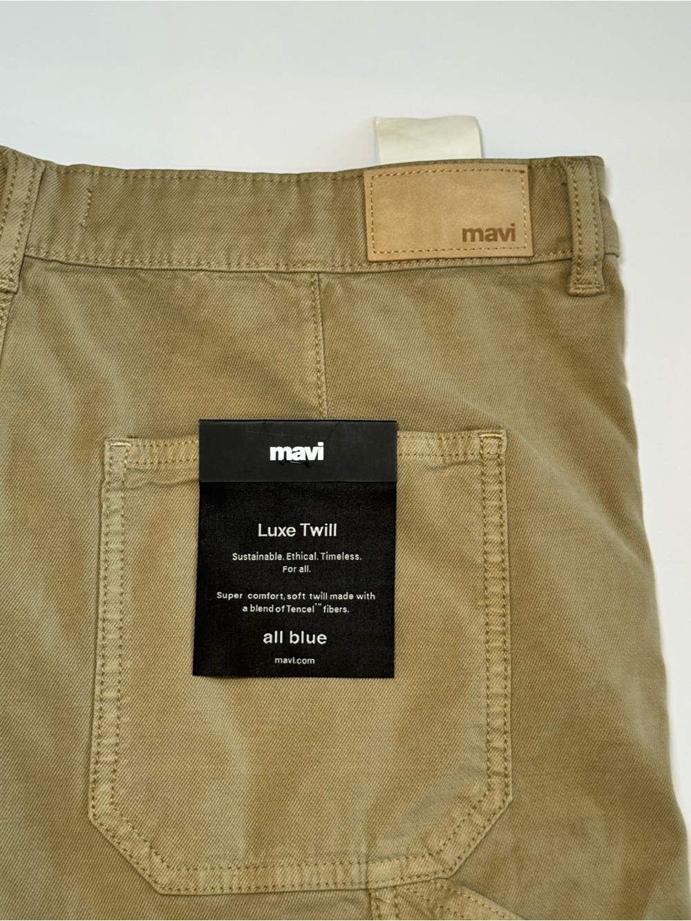 Mavi "Luisa" High-Rise Straight Carpenter Pants